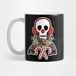 Stay Warm Holiday Skull Mug